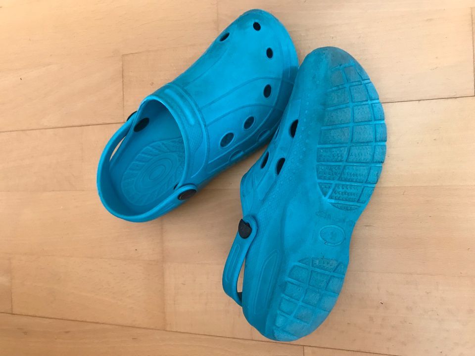 Kinder Schuhe crocs nicht original blau Gr 32 gebraucht in Nürnberg (Mittelfr)