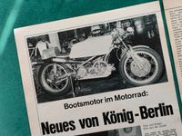 König Rennmaschine Vierzylinder Zweitakter 1972 Niedersachsen - Velpke Vorschau