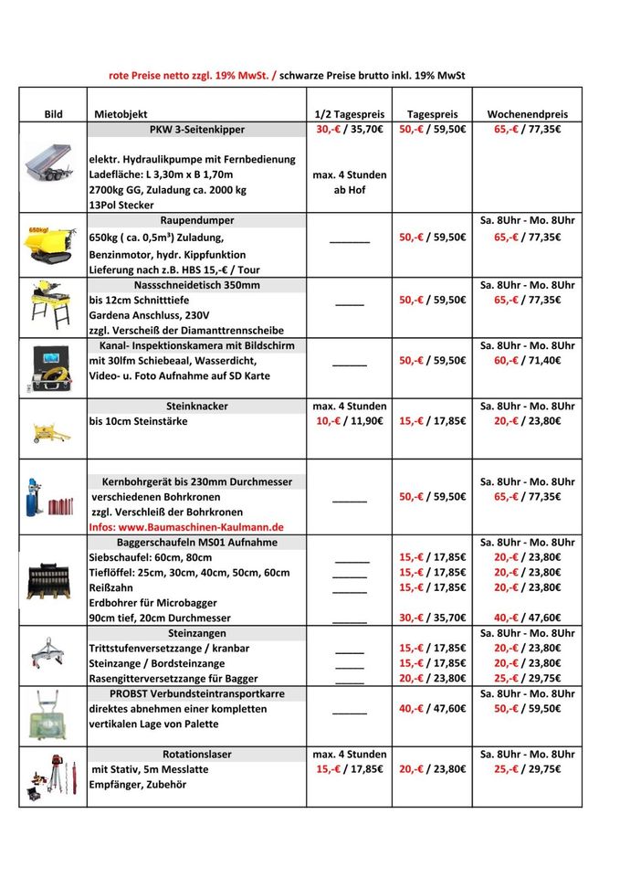 ✅ Vermietung Minibagger / Micro ✅ Microbagger mit Baggerschaufel 25, 40, 80cm MS01 Aufnahme, mieten / Baumaschinenvermietung / Baumaschinenverleih / Rüttelplatte / Nassschneidetisch für Pflastersteine in Halberstadt