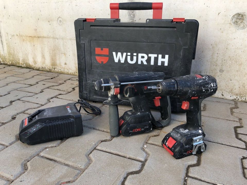 WÜRTH Bohrhammer und Schrauber 18V mieten/ leihen in Rettenberg