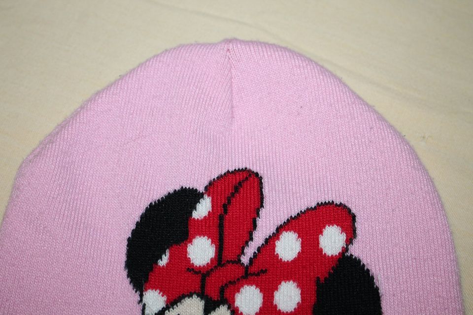 Disney Minnie Maus Mouse 2-5 Jahre onesize Mütze Handschuhe rosa in Rostock