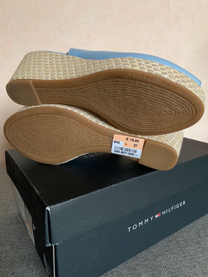 Tommy Hilfiger, Plateau High Heels, Sommer, Gr. 37/38 in Tappenbeck