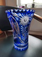 große blaue Bleikristallvase Thüringen - Goldisthal Vorschau