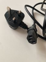 Schwarzes Kabel für Computer englischer Anschlusso München - Bogenhausen Vorschau