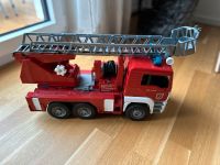 Feuerwehr MAN mit Drehleiter, Sirenen, „echtem“ Wasserschlauch Brandenburg - Bestensee Vorschau