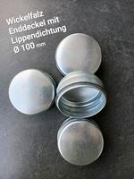 4 Wickelfalz Rohr Enddeckel Kappe mit Lippendichtung Ø 100 mm Niedersachsen - Moormerland Vorschau