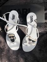Karl Lagerfeld Sandalen Gr.40 weiß nagelneu Wandsbek - Hamburg Rahlstedt Vorschau