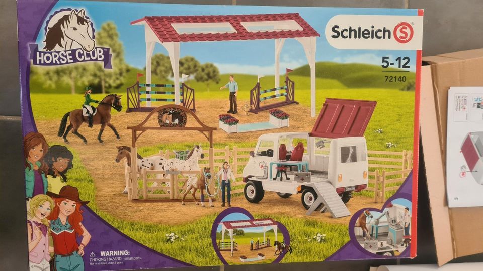 Schleich Horse Club Set 72140 Fitness-Check vor dem großen Turnie in Hannover