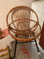 Rohe Noordwolde 50er 60er vintage stuhl kinder rattan Korb Düsseldorf - Flingern Süd Vorschau