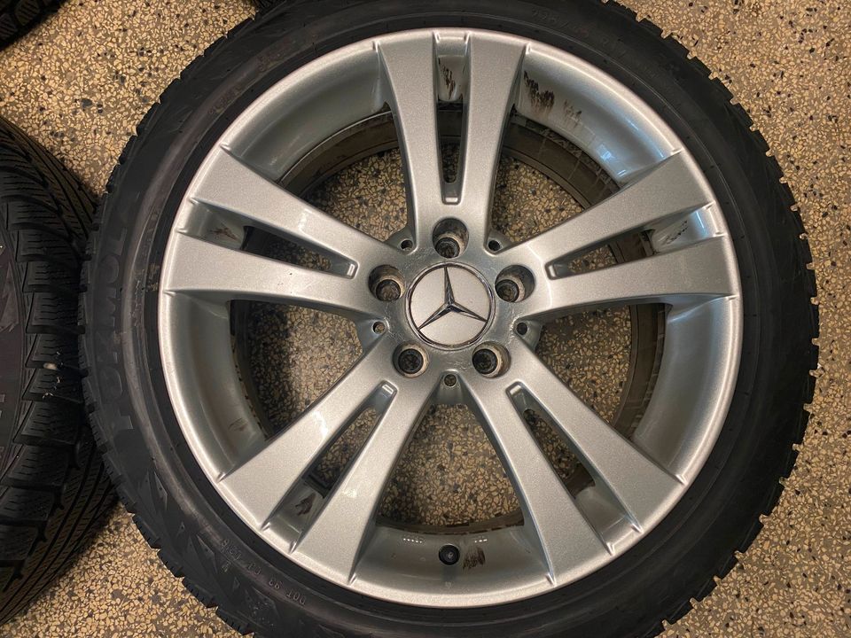 17 Zoll Mercedes Audi VW Skoda Seat 7,5Jx17 ET38 5x112 225/45 R17 in Klein-Winternheim