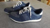 Blaue Sneaker  mit Glitzersteinchen   Gr. 38       +Neuwertig + Rheinland-Pfalz - Mackenbach Vorschau