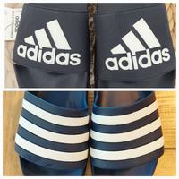NEU adidas Sandalen Pantoletten Gr. 8 ca. 40 / 41 blau Nordrhein-Westfalen - Krefeld Vorschau