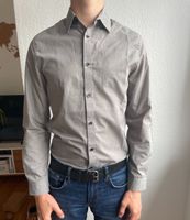 Grau Hemd H&M Slimfit Bayern - Bamberg Vorschau