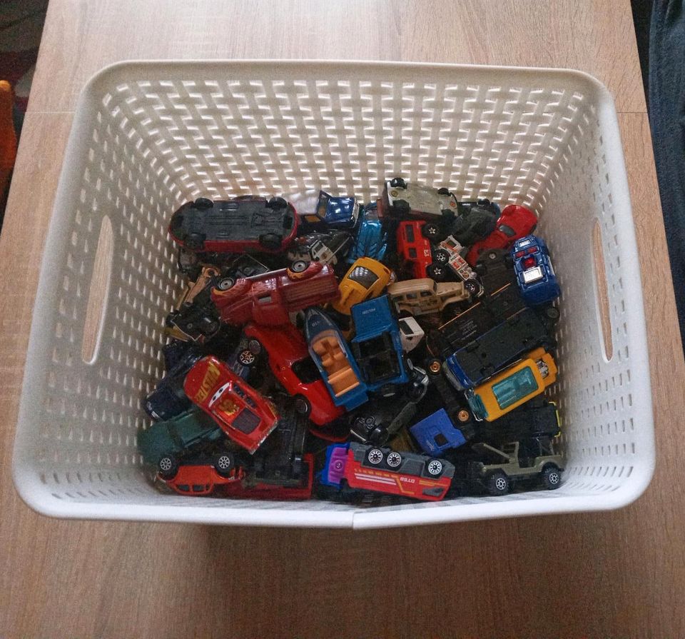 Spielzeugautos volle Kiste in Reutlingen