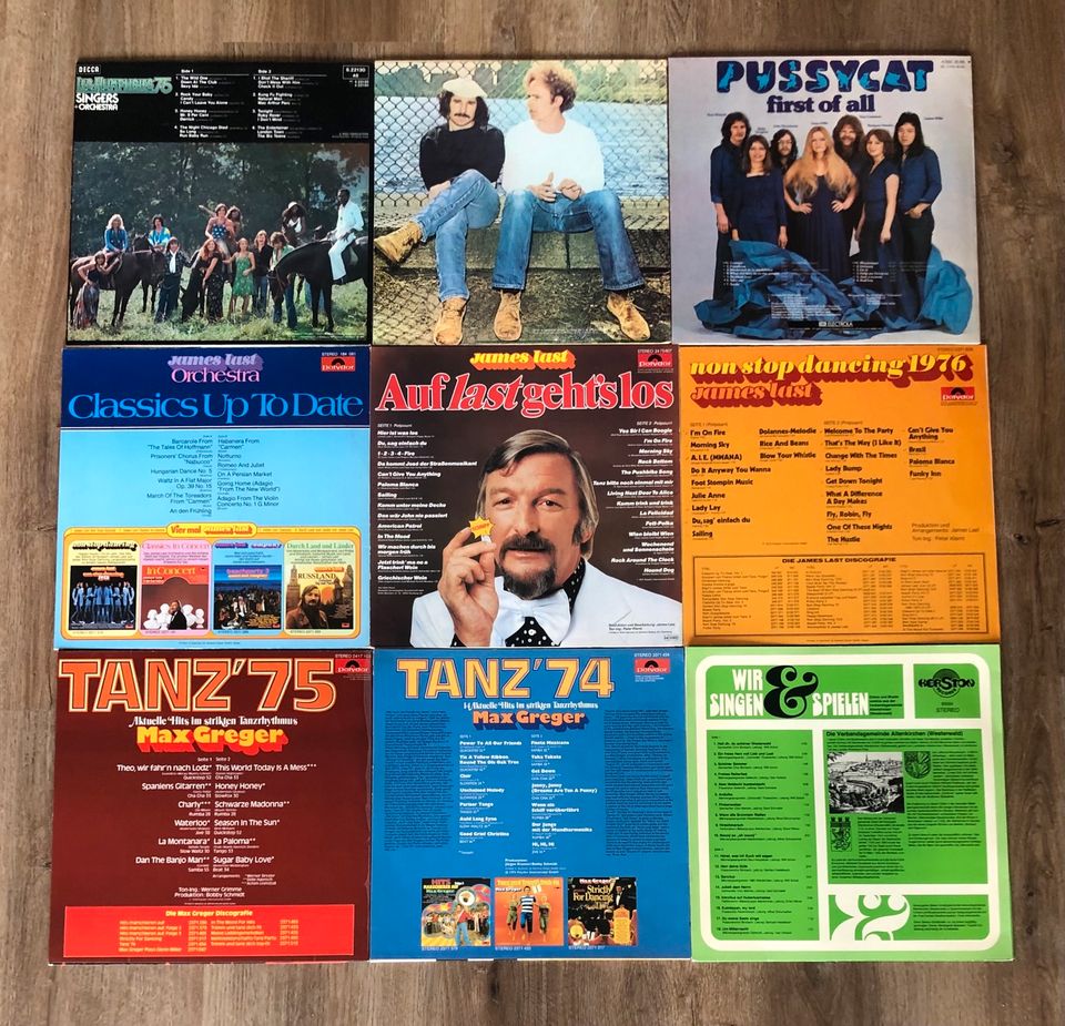 Tolle Schallplattensammlung: Top-Hits, Max Gregor, James Last etc in Lahnstein