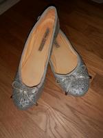 Ballerina Silber glänzend Gr.37 Sachsen - Hartha Vorschau