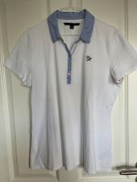 Tommy Hilfiger Poloshirt weiß blau XL 42 Sachsen-Anhalt - Leuna Vorschau