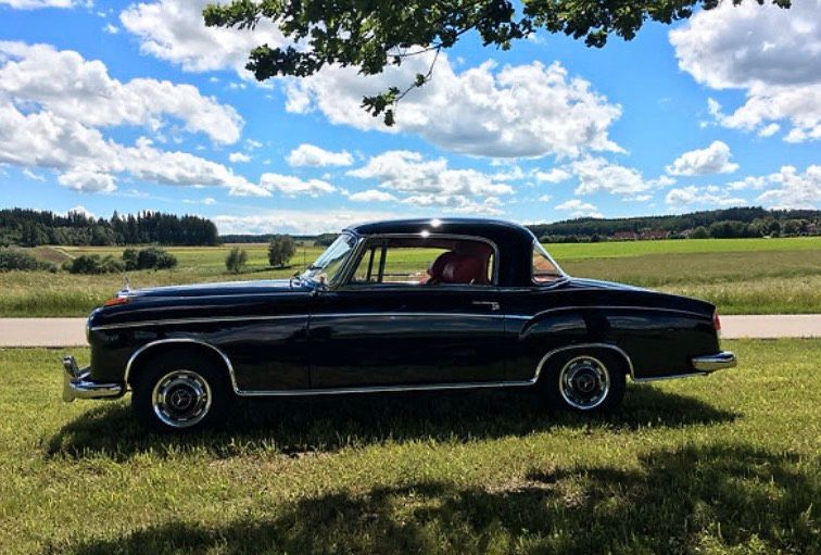 Mercedes 220S Ponton Coupé Oldtimer /Hochzeitswagen selber fahren in Huglfing