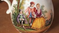 Antike Kaffekanne Carl Thieme Potschappel Lupenmalerei selten Bayern - Selb Vorschau