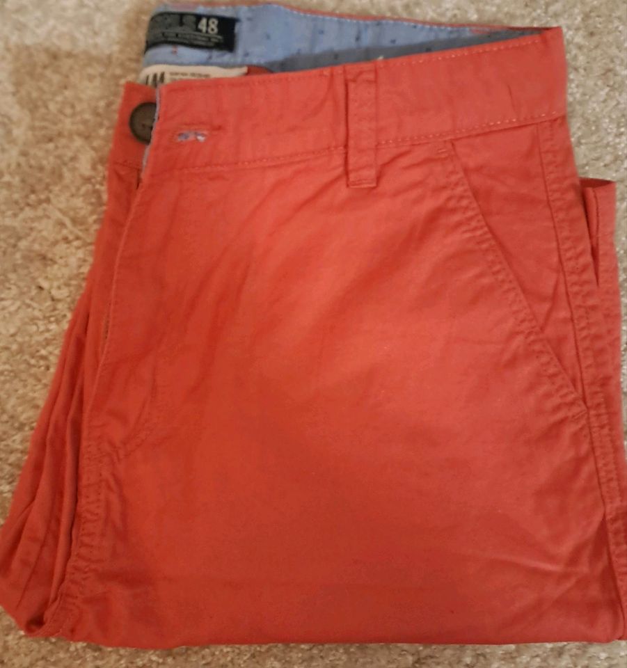 H&M Bermuda , Shorts , kurze Hose Jungen Gr. 164  orange in Lilienthal