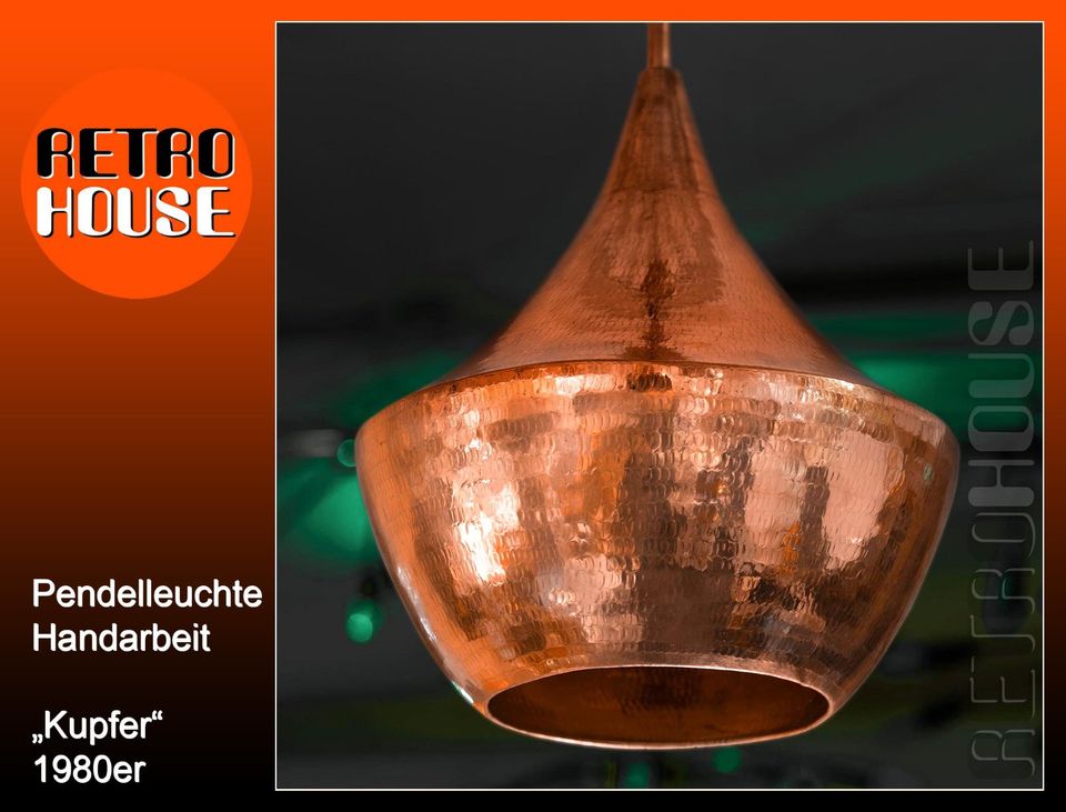 Vintage Pendelleuchte Massiv Kupfer im T. Dixon-Style Handarbeit in  Schleswig-Holstein - Lübeck | Lampen gebraucht kaufen | eBay Kleinanzeigen  ist jetzt Kleinanzeigen
