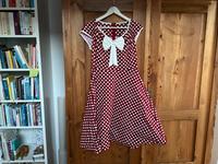 Petticoat Kleid, ROT/WEISS gepunktet!!! Gr. 38/40 Bayern - Obernburg Vorschau