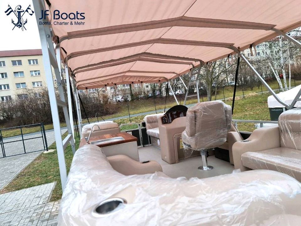 MAI SPECIAL Pontonboot  Partyboot Motorboot Fundeckboot CE! TOP! #38 in Hartha