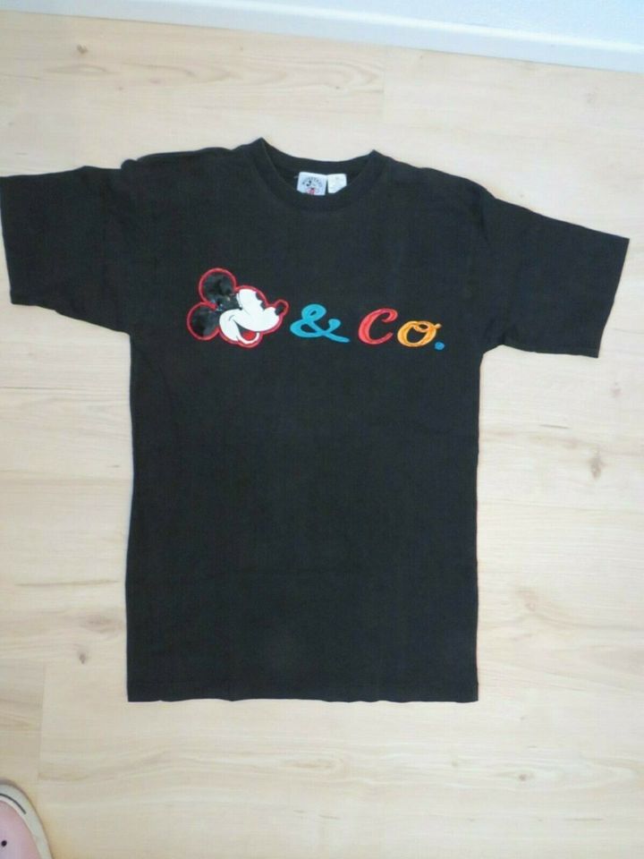 Original Disney T-Shirt Gr.M,38/40 schwarz mit Palietten+Perlen in Ludwigsburg