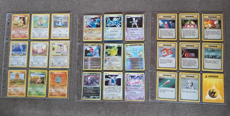 Pokemon Sammelkarten 52 Stk 1995/96 in Niemetal