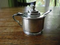 Sterling-Silber engl.Senftöpfchen/Mustard Pot,Glaseinsatz,Löffel Altona - Hamburg Rissen Vorschau