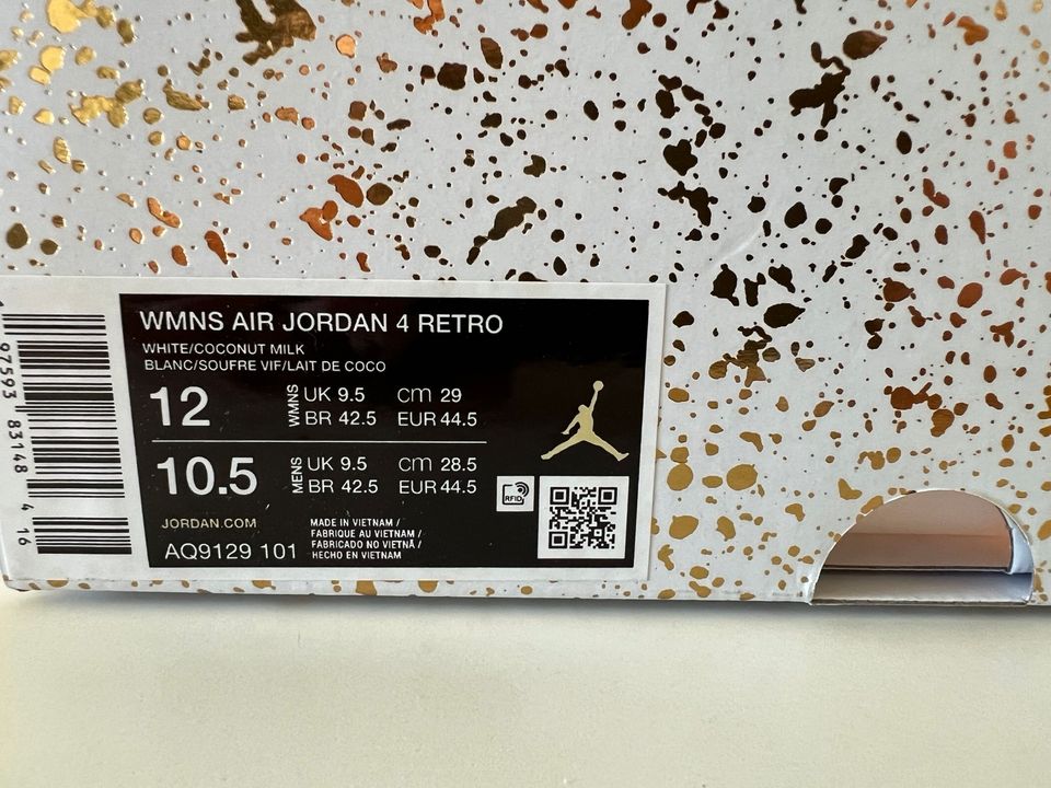 Nike Air Jordan 4 Vivid Sulfur 44.5 DS in Berlin