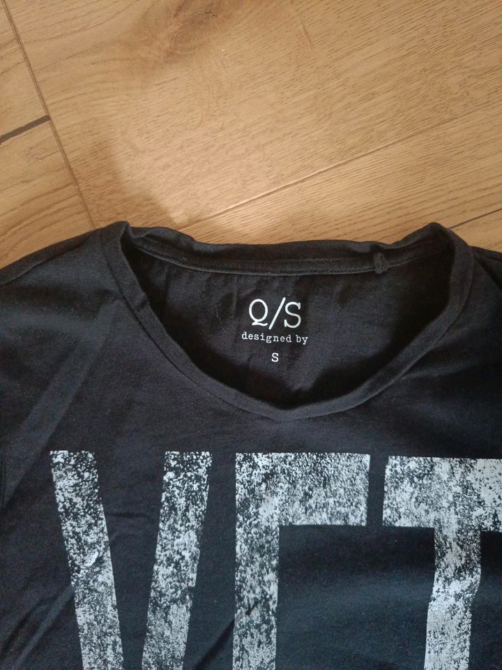 T-Shirt,  S.Oliver, schwarz, Gr.S, Herrn, Top in Großbettlingen