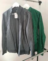 Neu ! H&M 2x Herren Hemd kariert regular fit in Grau Grün Größe S Thüringen - Rudolstadt Vorschau