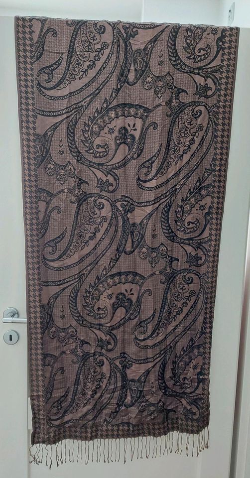 NEU XL Schal mit Paisley Muster braun ca. 180x65 in Bonn