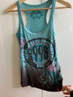 EDC Esprit Top Shirt Perlen Pailletten Samtdruck S 34 36 * TOP Baden-Württemberg - Wolfschlugen Vorschau