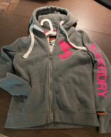 Superdry Kaputzenjacke Gr.L grau/pink used Look neu Essen - Essen-Stadtwald Vorschau