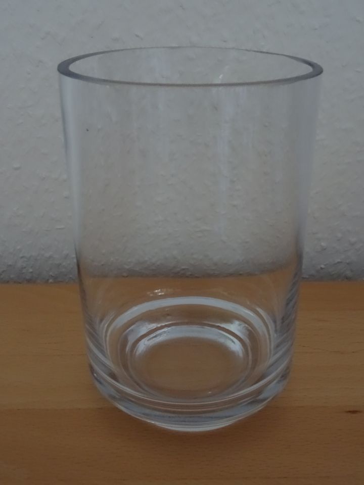 Windlicht, Vase, Glas, zylindrisch in Flensburg