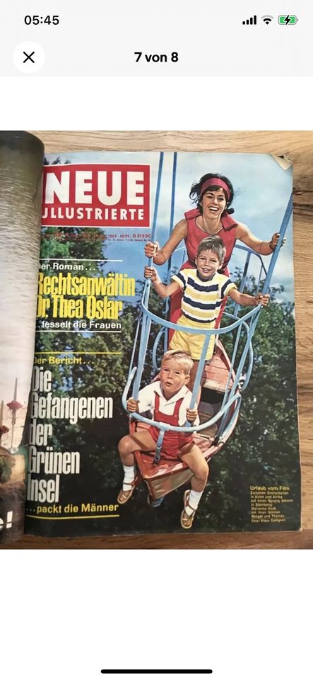 Lesezirkel Familienfreund Frau im Spiegel Neue Illustrierte 1963 in Kirchseeon