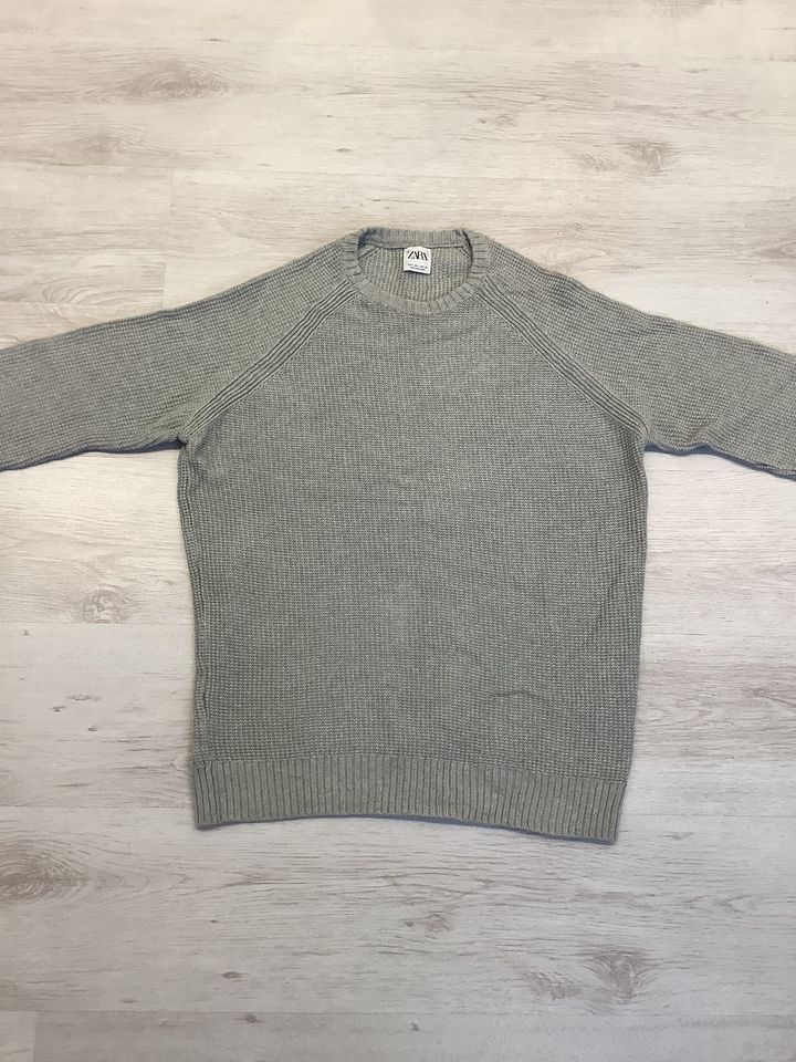 Zara Herren Pullover Sweatshirt Shirt Gr. L Grau Wie Neu in Köln