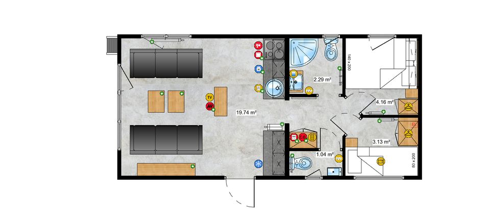 Mobilheim / Modulhaus / Tinyhaus Neu Winterfest Lark Malta KfW40 GeG konform in Gifhorn