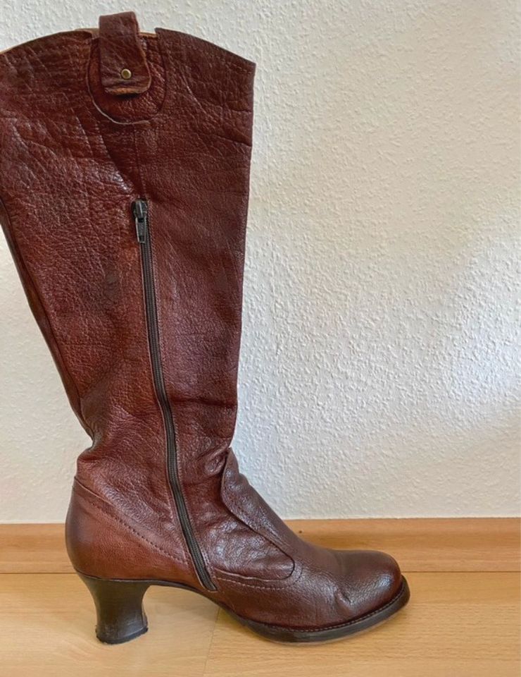 Lederstiefel, Vero Cuoio, 39,5 in Oranienburg