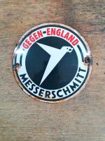 Emaille Schild, Messerschmitt, Schild, Blechschild Sachsen - Herrnhut Vorschau