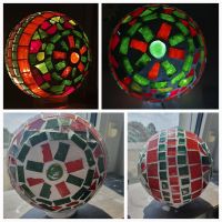 Mosaik Kugel Rot-Grün 14 cm Durchmesser Vahr - Neue Vahr Südost Vorschau