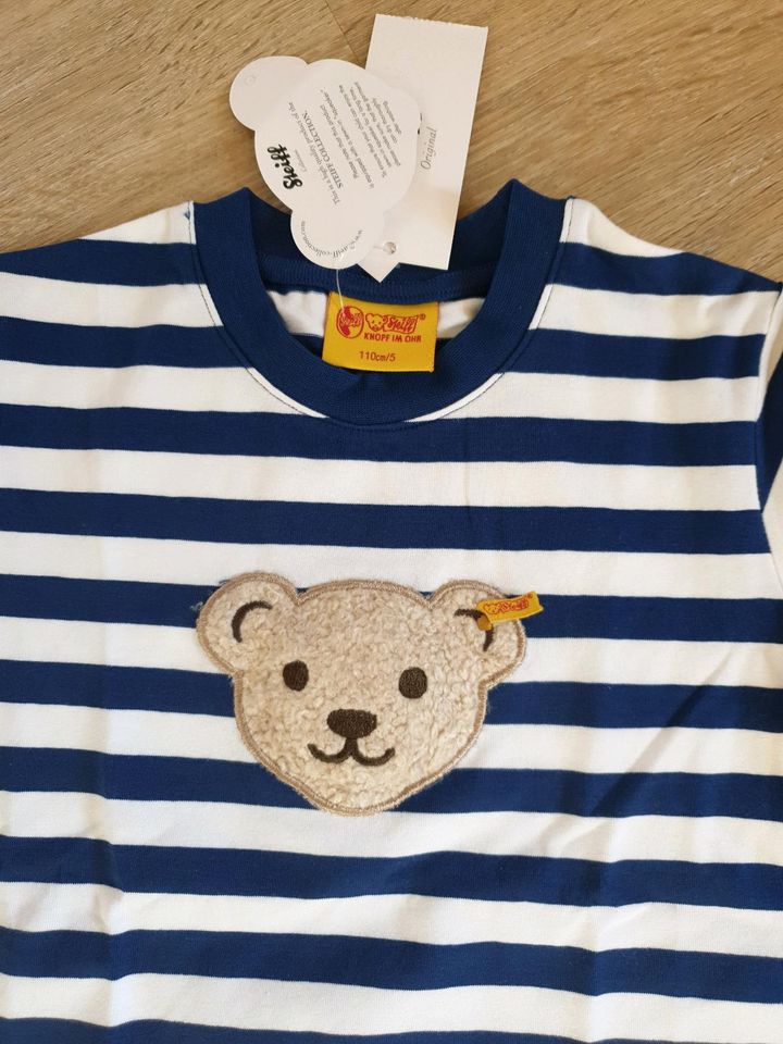 Steiff T-Shirt mit Quietschebär Gr.110.  Neu mit Etikett. in Schwendi