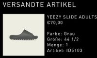 Adidas yeezy slide Dark Onyx US10/44,5 Bayern - Neuburg a.d. Donau Vorschau