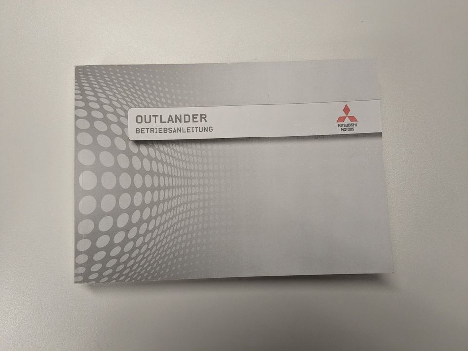 Bedienungsanleitung/Bordbuch Mitsubishi Outlander GF0 in Scheeßel