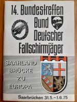Bund Deutscher Fallschirmjäger Festschrift Saarbrücken 1975 Bonn - Bad Godesberg Vorschau