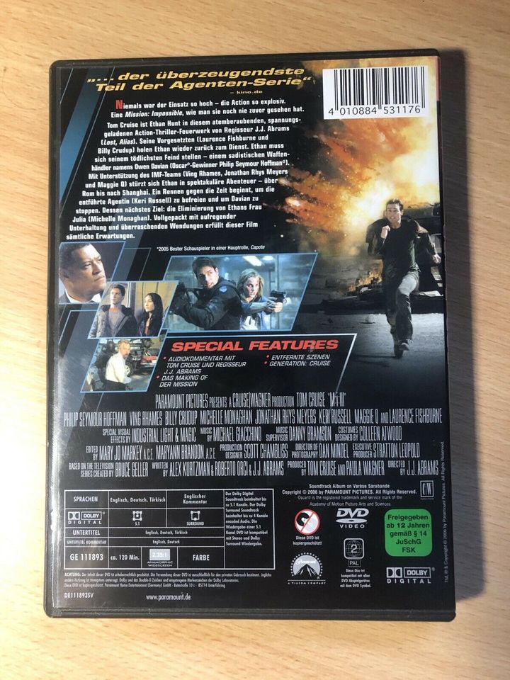 Tom Cruise: Mission Impossible 3 DVD in Nastätten