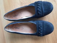 blaue Gabor Schuhe Gr. 9 aus Velourleder Nordrhein-Westfalen - Solingen Vorschau