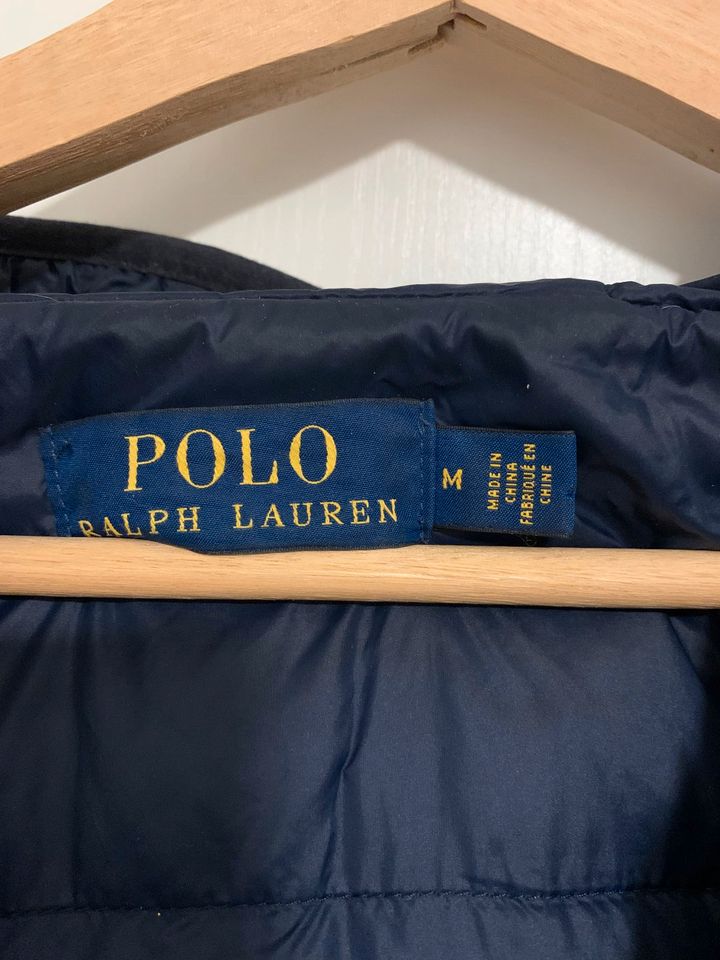 Polo Ralph Lauren Daunenjacke matt dunkelblau Größe M in Bruchsal